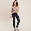 Pantalon magique Le L&eacute;ger coupe ajust&eacute;e bleu marine femme