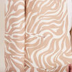 Veste droite manches longues beige femme