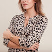 T-shirt manches 3/4 sable femme