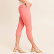 Pantacourt magique Le L&eacute;ger coupe droite rose vif femme
