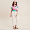 T-shirt manches courtes rose femme