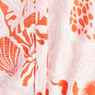 T-shirt col tunisien manches courtes rose femme