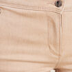 Jean bootcut taille haute sable femme