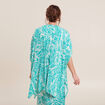 Kimono dos smocké vert émeraude femme