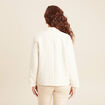 Veste matelassée ecru femme
