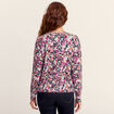 Pull manches longues multicolore femme