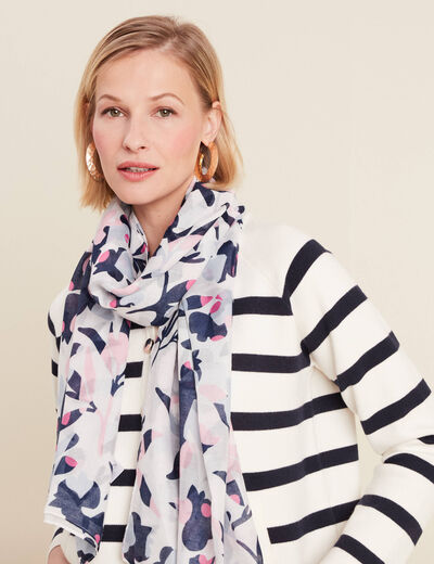 Foulard bleu clair femme