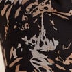 Robe droite réversible noir femme