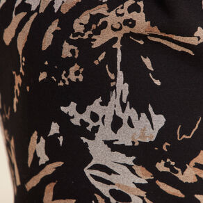 Robe droite réversible noir femme