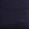 Pantalon léger taille haute long bleu marine femme