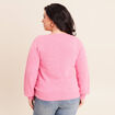 Pull confectionn&eacute; en France rose fushia femme