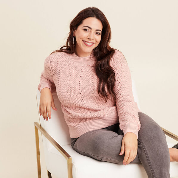 pull manches longues vieux rose femme Pull manches longues vieux rose femme