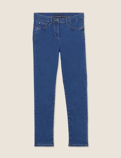 Jean magique Le L&eacute;ger coupe ajust&eacute;e denim double stone femme