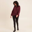 Pantalon magique Le L&eacute;ger enduit noir femme