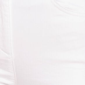 pantalon leger taille haute long blanc femme Pantalon léger taille haute long blanc femme