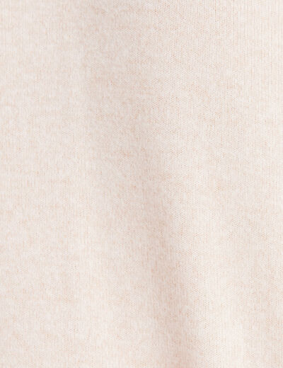 T-shirt manches longues ecru femme creme femme