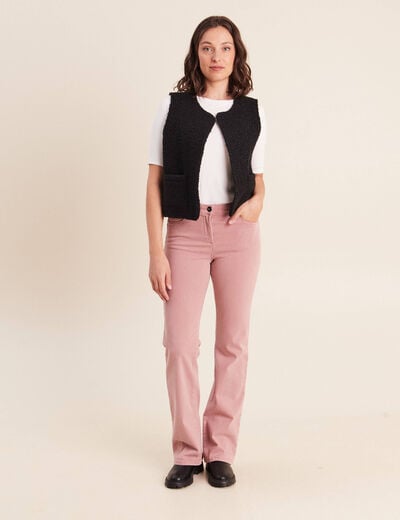 Jean magique L'Unique coupe bootcut rose femme