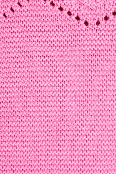 Pull confectionné en France rose vif femme