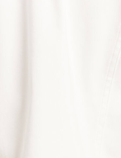Veste courte réversible blanc femme
