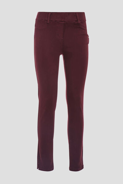 Tregging taille standard prune femme