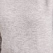 Robe pull droite col montant gris clair femme
