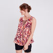 Blouse sans manches rose clair femme