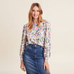 T-shirt manches longues rose femme