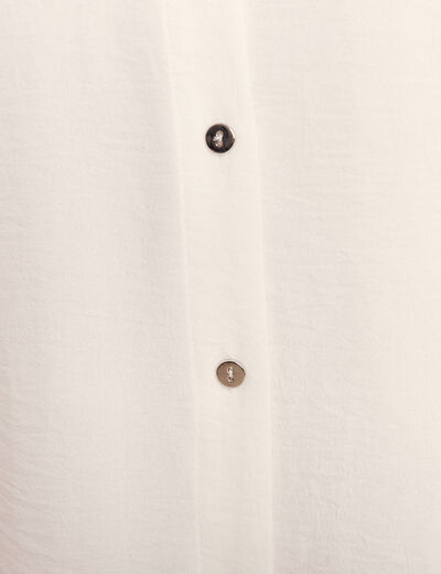Chemise à manches longues ecru femme