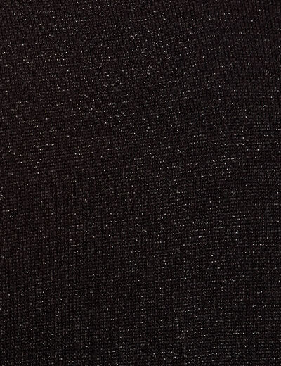 Pull manches longues noir femme
