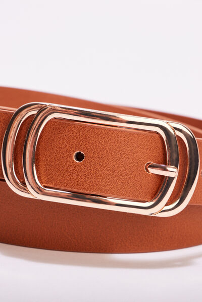 Ceinture camel femme