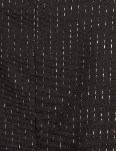 Veste tailleur cintrée noir femme
