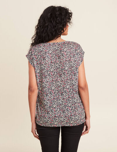T-shirt manches courtes jaune citron femme