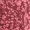 T-shirt col V manches courtes rose femme
