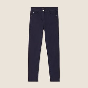 pantalon leger taille standard 78eme bleu marine femme Pantalon léger taille standard 7/8ème bleu marine femme