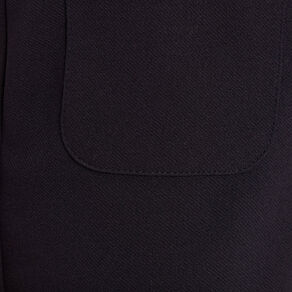 Pantalon droit taille haute bleu foncé femme