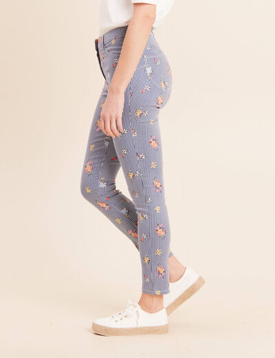 Pantalon magique Le L&eacute;ger coupe ajust&eacute;e bleu femme