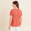 T-shirt manches courtes vieux rose femme
