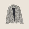 Veste esprit tailleur beige femme