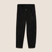 Pantalon balloon bas resserr&eacute; noir femme