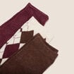 Coffret lot de 3 paires de chaussettes multicolore femme