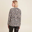 Blouse manches longues camel femme