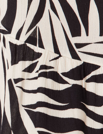 Robe longue évasée bretelles noir femme