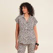 Chemise sans manches sable femme