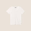 T-shirt manches courtes ecru femme
