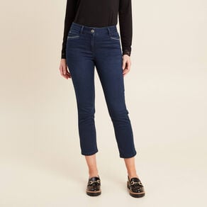 jean droit taille standard denim brut femme Jean droit taille standard denim brut femme