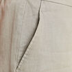 Pantalon large taille haute en lin vert clair femme