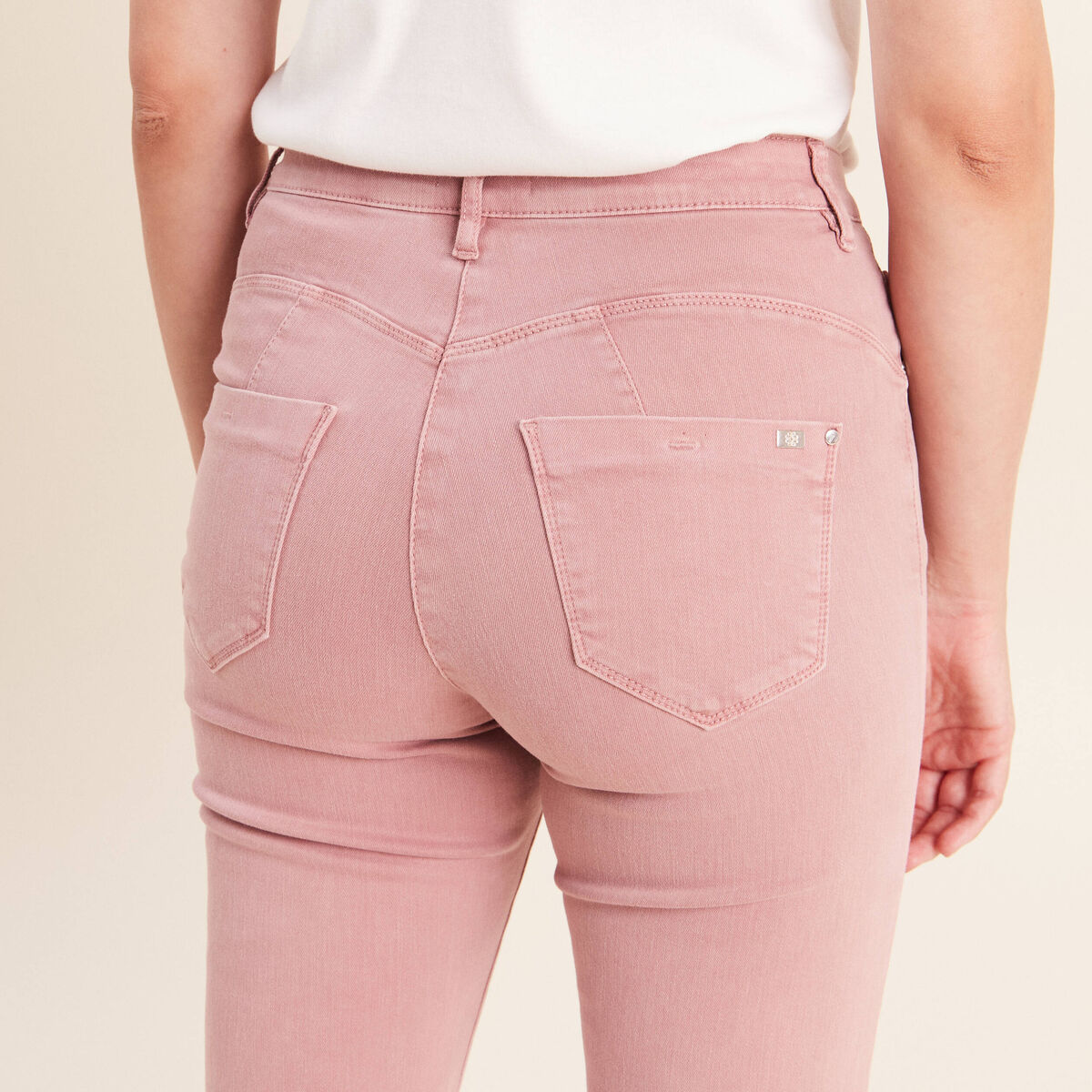 Jean magique L'Unique coupe bootcut rose femme