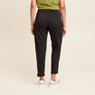 Pantalon coupe mom 7/8&egrave;me noir femme