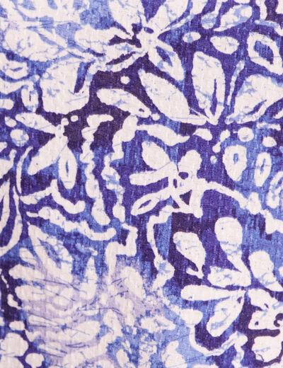 D&eacute;bardeur d&eacute;tails de volants bleu femme