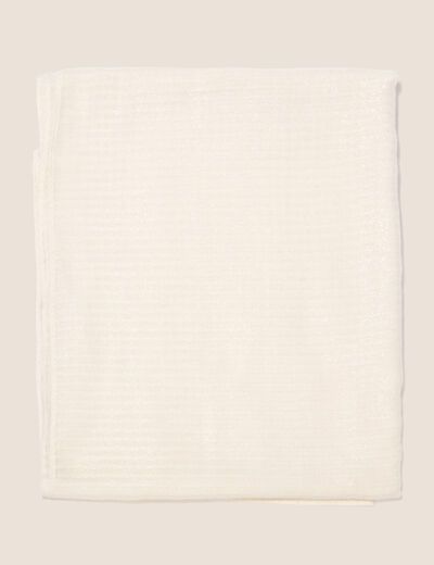 Foulard ecru femme
